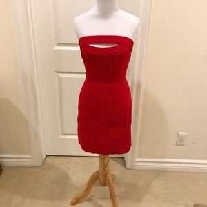 Bcbg Max Azria Rio Red Cocktail dress NWT